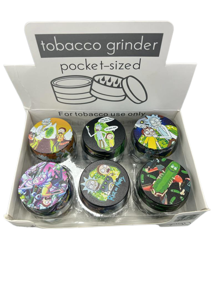 Tobacco Grinder Rick & Morty 3 Layer