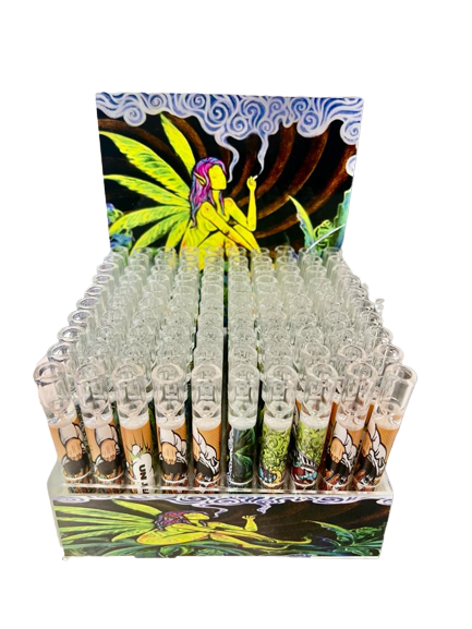 Glass Smoking Pipe Chillum 100pc