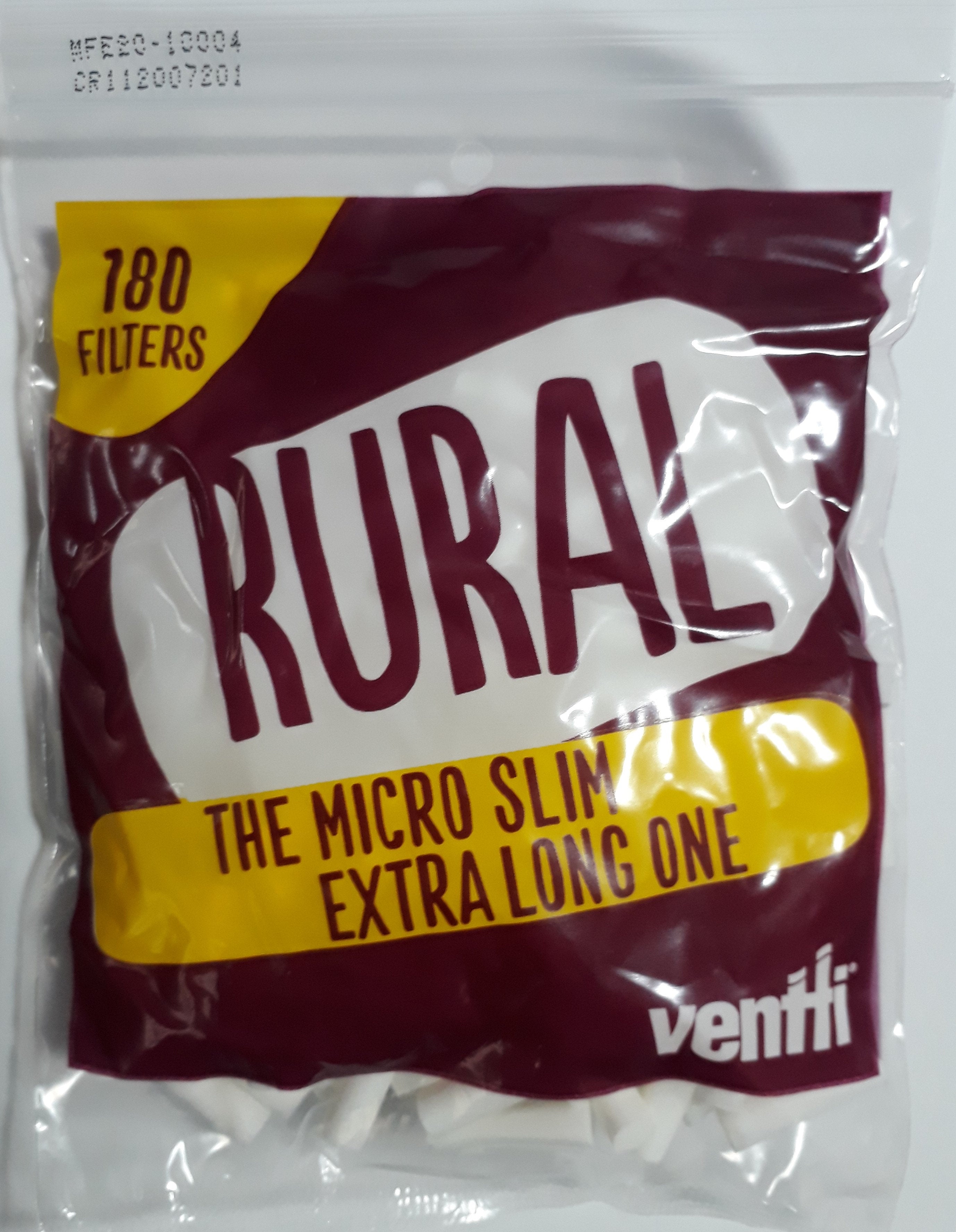 Ventti Rural Micro Slim Extra Long Filters 50pk