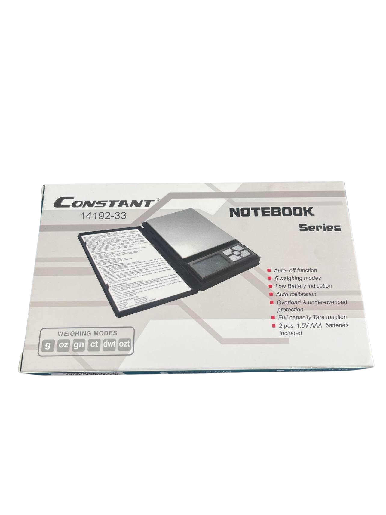 Constant Digital Scale Notebook Series (500gx 0.01g)