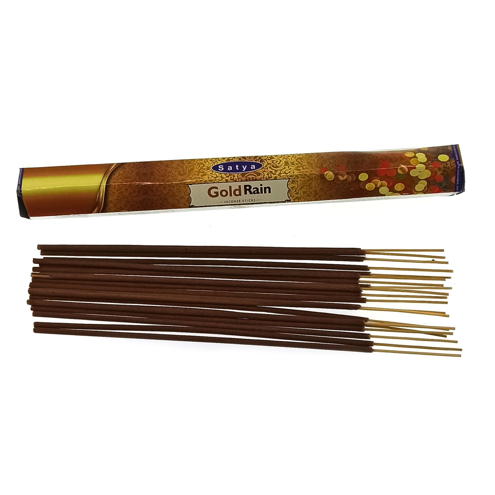 Satya Gold Rain Sticks Incense