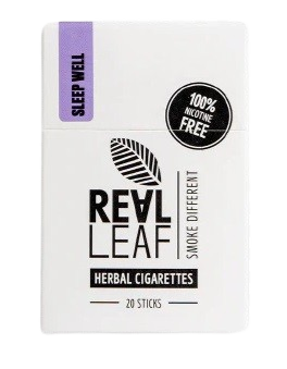 Real Leaf Herbal Cigarettes Sleep Well (20 Sticks)