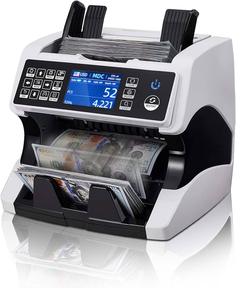 Multi-Currency  Bank Grade Money Counter Machine