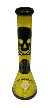 Bong Poison Skull Design 38cm