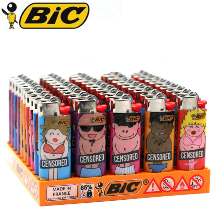 BIC SLIM CENSORED TRAY 50 - Cig Corp Wholesalers