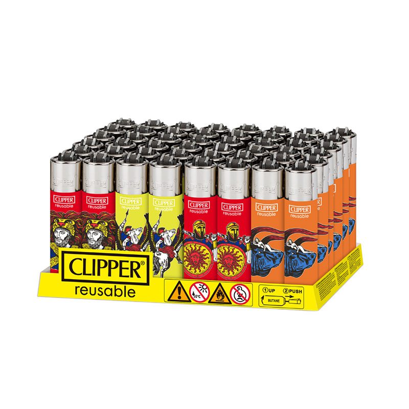 Clipper Lighter Mytologic Tattoo 48pc