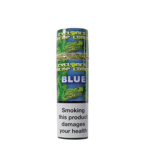 Cyclones Hemp Cone Blue 24pk - Cig Corp Wholesalers