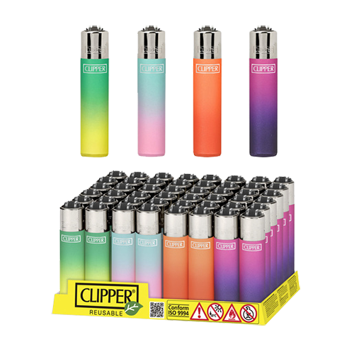 Clipper Lighters Metallic Gradient 48pk