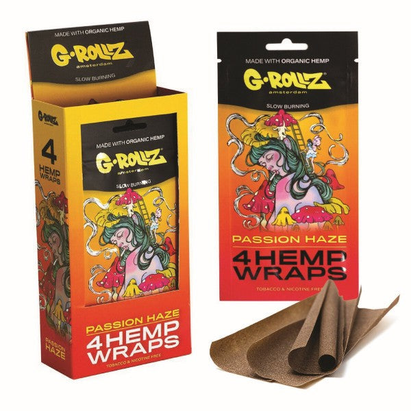 G-Rollz 4x 'Passion Haze' Hemp Wraps