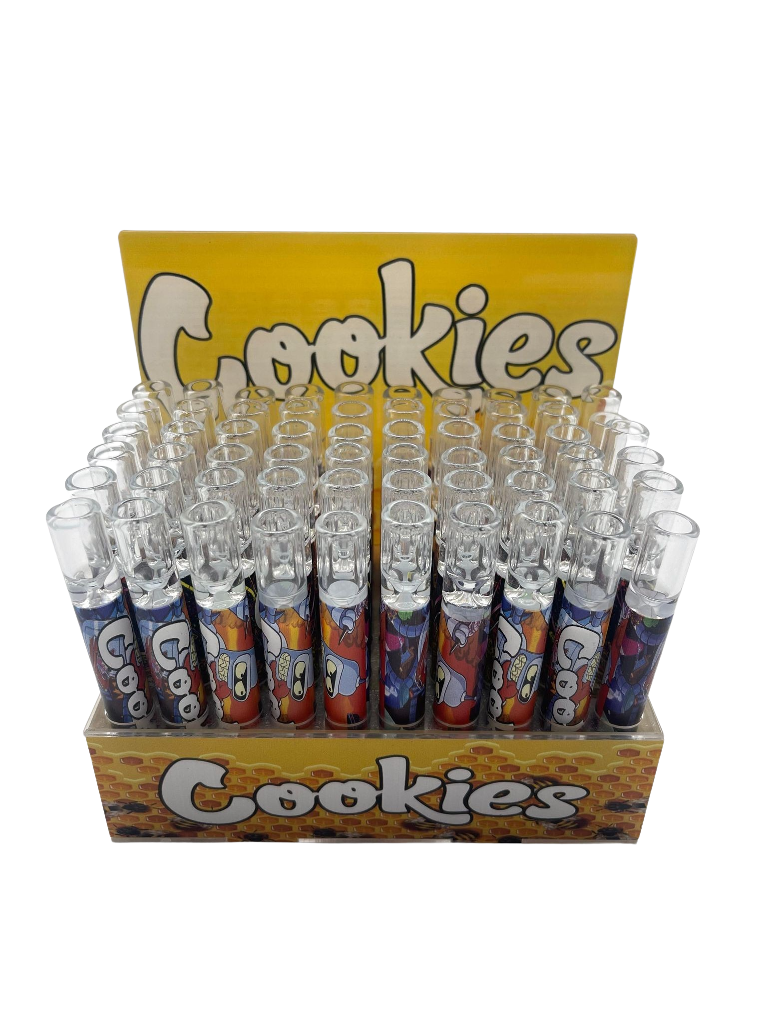 Cookies Glass Pipe Chillum 50pc