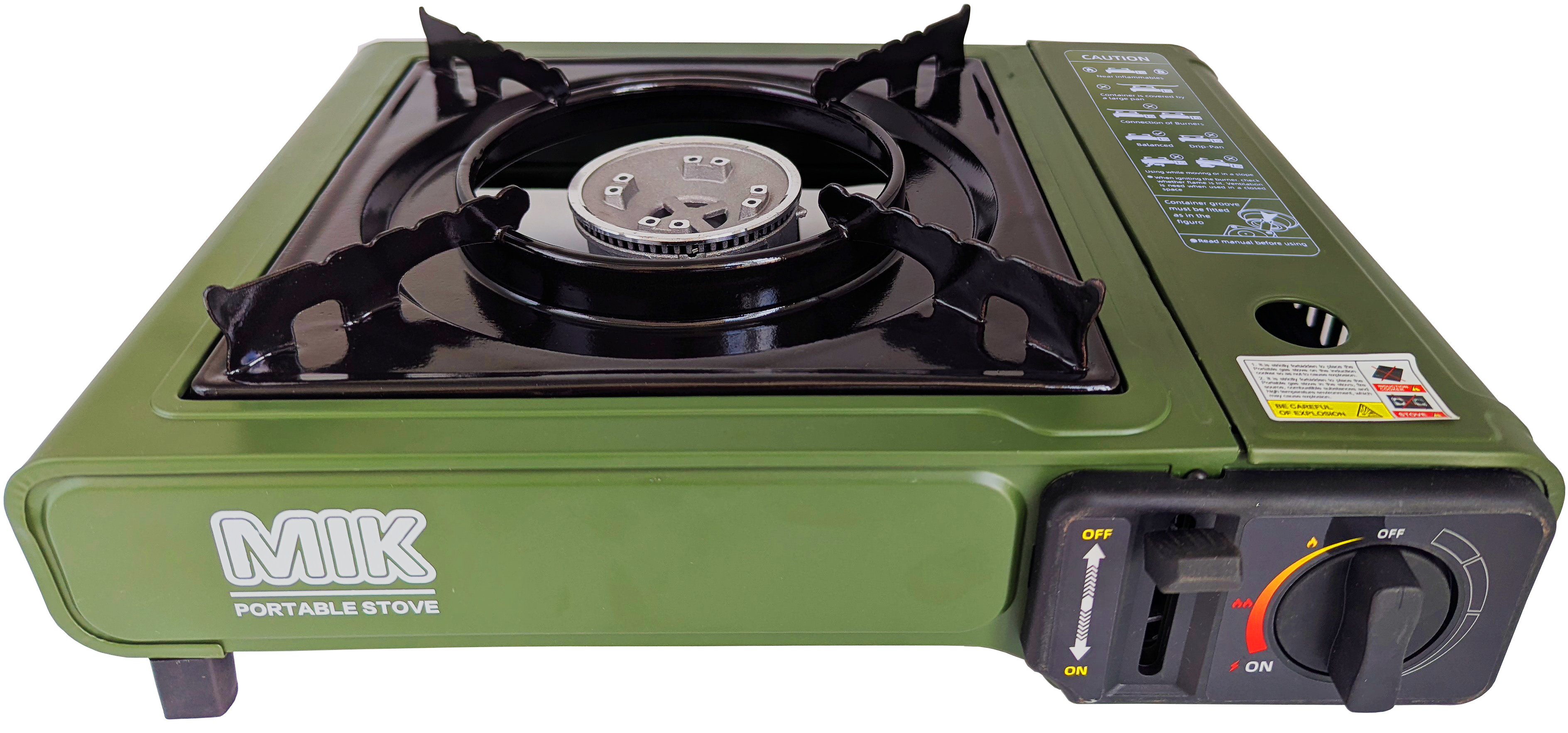 Mik Coco Green Portable Gas Stove + Carry Case