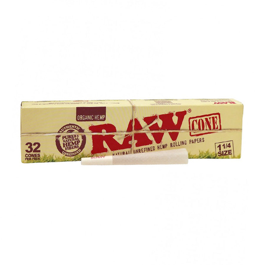 Raw Cones Organic 1 1/4 Size 1pk-32 CONES