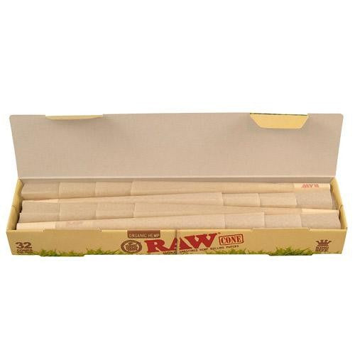 Raw Cones Organic King Size 32 Cones