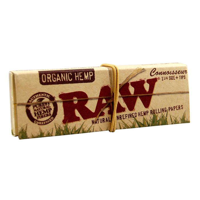 Raw Organic 1 1/4 Size Papers with Tips