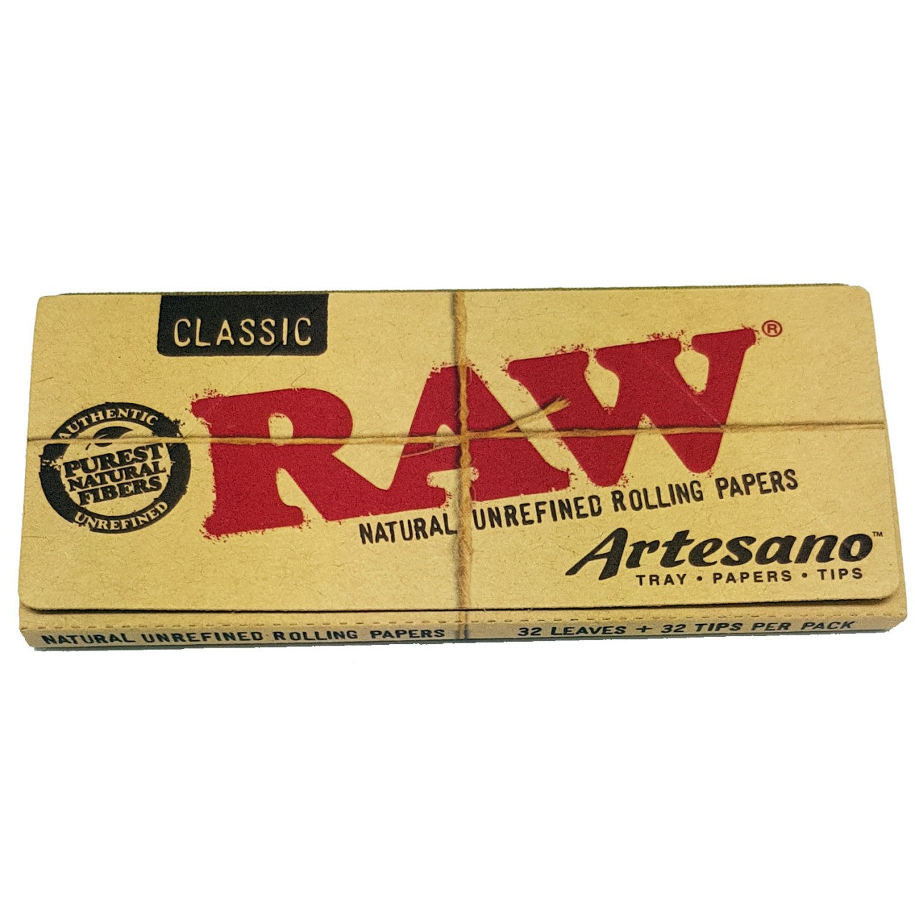 Raw ARTESANO King Size Slim - 32 Leaves Per Pack with Tips