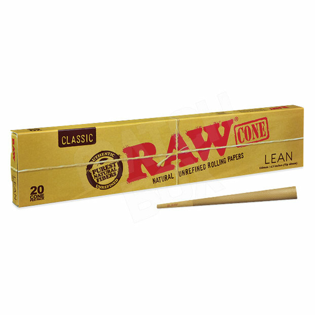 RAW Cone Classic Lean - 20 Pre Rolled Cones