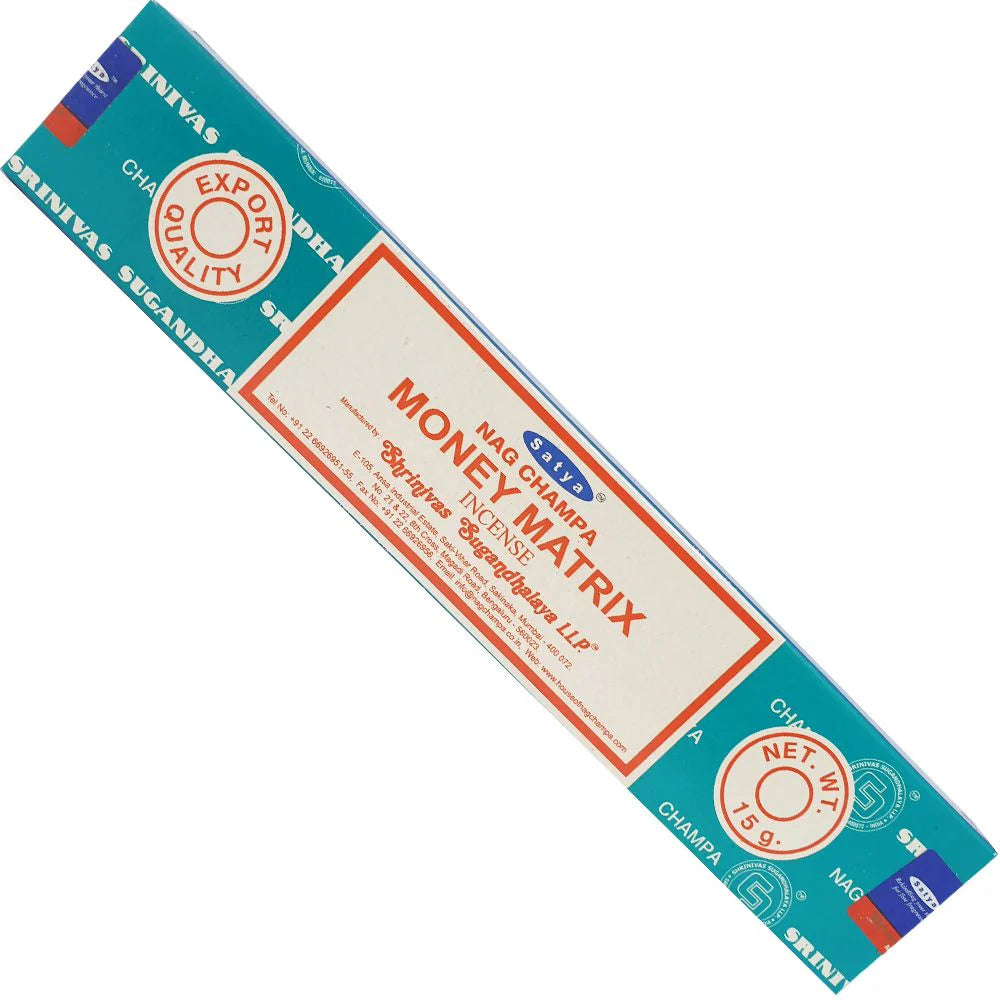 Satya Money Matrix Incense