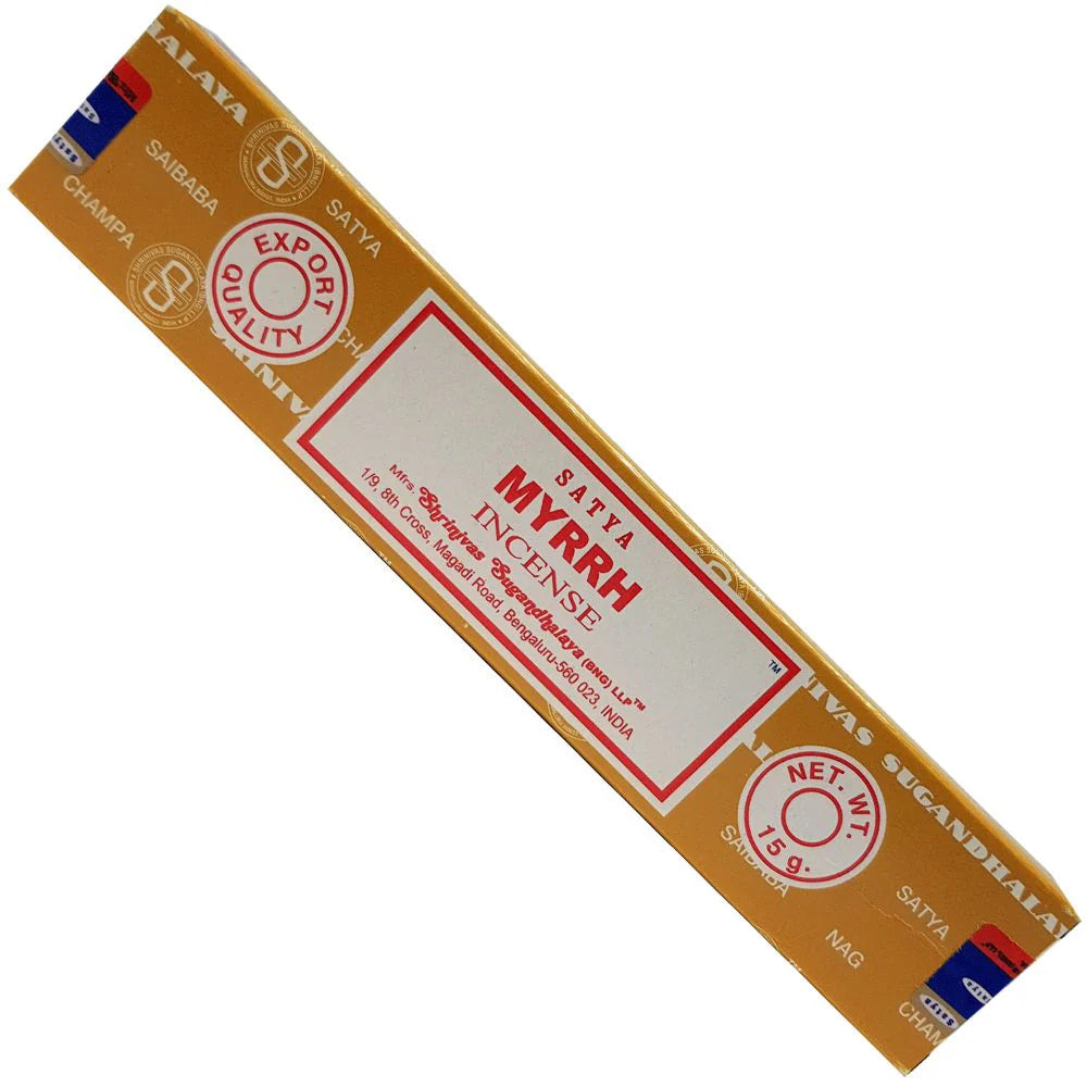 Satya Fragrant Myrrh Incense