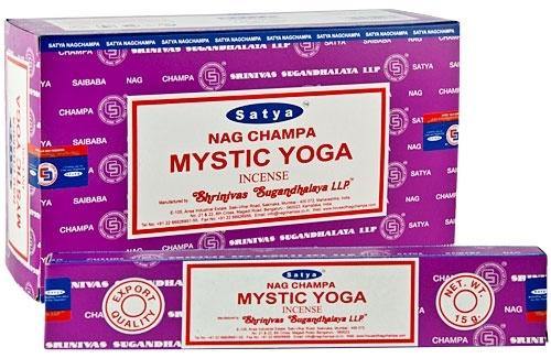 Satya MYSTIC YOGA, 15g X 12 Packets - Cig Corp Wholesalers