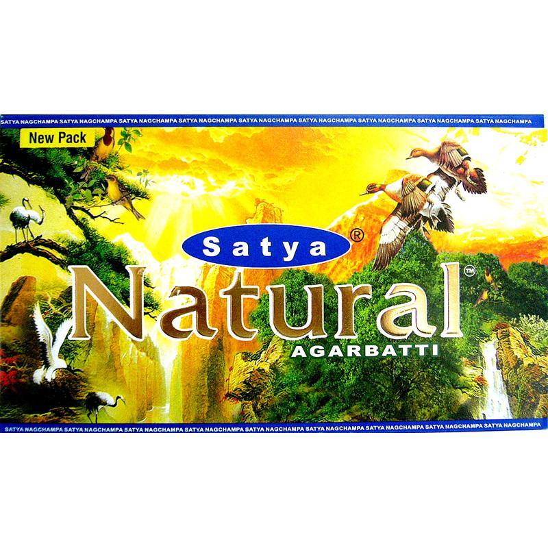 Satya NATURAL AGARBATTI, 15g X 12 Packets - Cig Corp Wholesalers