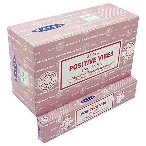 Satya POSITIVE VIBES, 15g X 12 Packets - Cig Corp Wholesalers