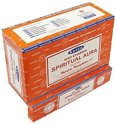 Satya SPIRITUAL AURA, 15g X 12 Packets - Cig Corp Wholesalers