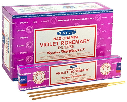 Satya Violet Rosemary Incense