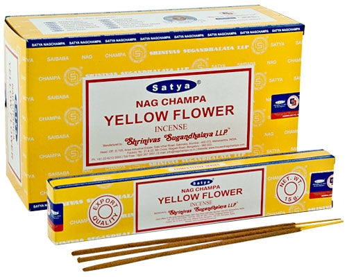 Satya Yellow Flower Incense