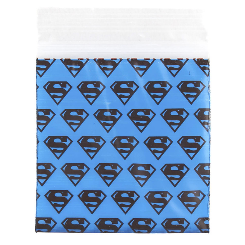 2020 Apple Resealable Stash Bags 50 x 50mm Superman 100pcs