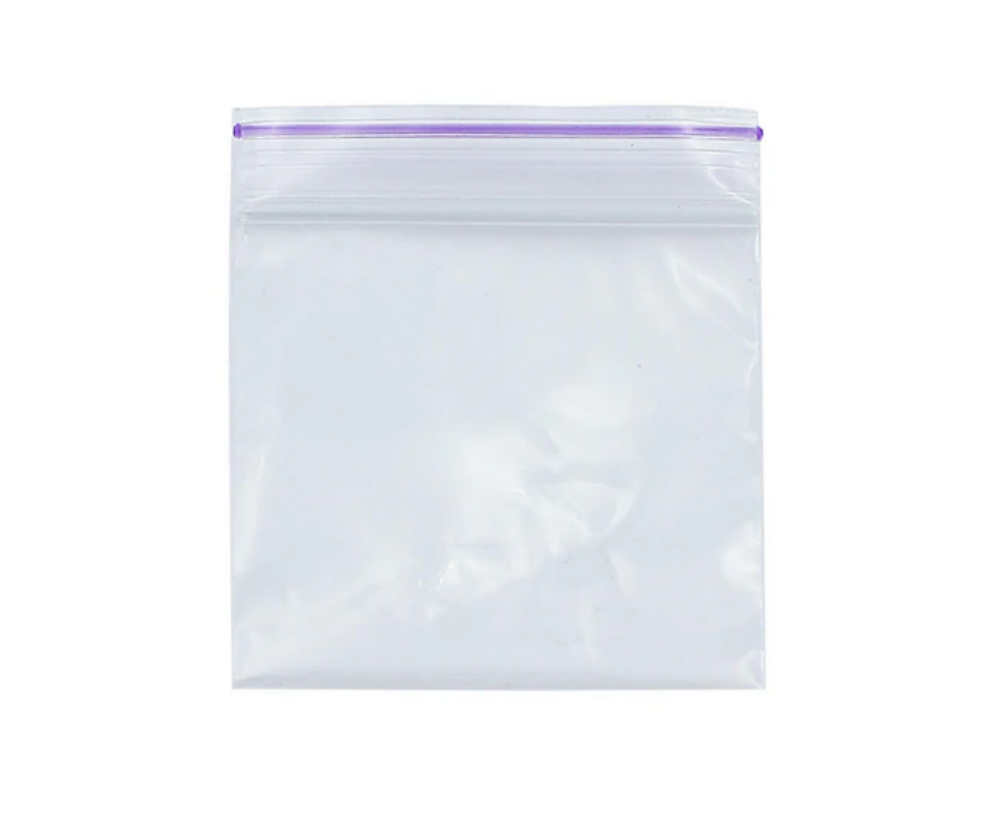 4050 Clear Zip Lock Plastic Stash Bags 100 x 120mm 100pcs