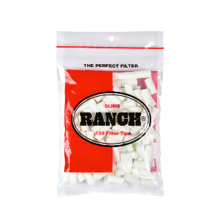 Ranch Slims Filter Tips Red Filter - 120 Tips