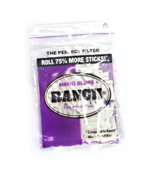 Ranch Nano Slims Filter Tips Filter - 130 Tips