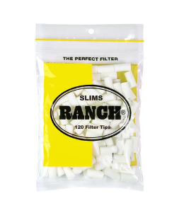 Ranch Slims Yellow 120 Filter Tips 1PK Filter Tips (1bag)