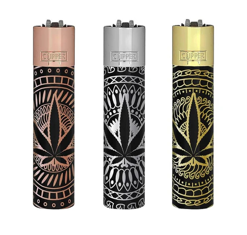 Clipper Metal Leaves Premium Lighter