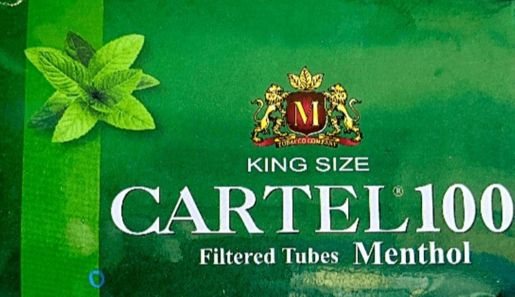 CARTEL - Menthol Filter 20mm Tubes 100