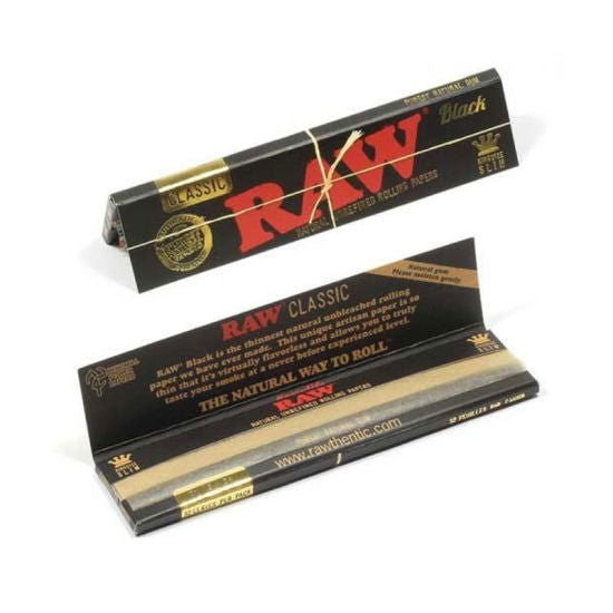 Raw Classic Black King Size Slim Papers