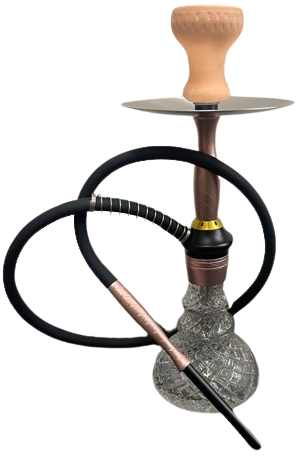 MIK COCO Glass & Metal Design Shisha (44CM)