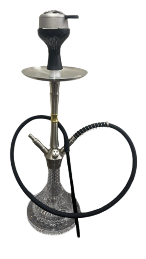 MIK COCO Glass & Metal Design Shisha (62CM)