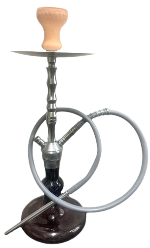 Glass & Stainless Steel Design Shisha (59CM)