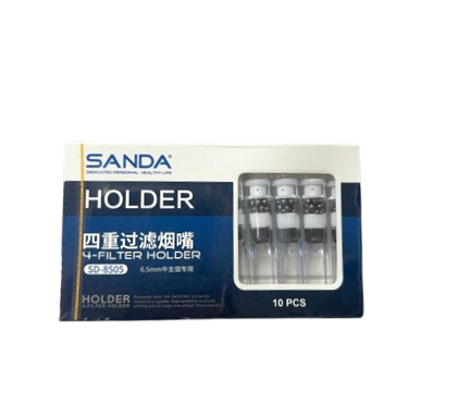 SANDA Quadruple Filter Cigarette Holder For Slims - 10 filters