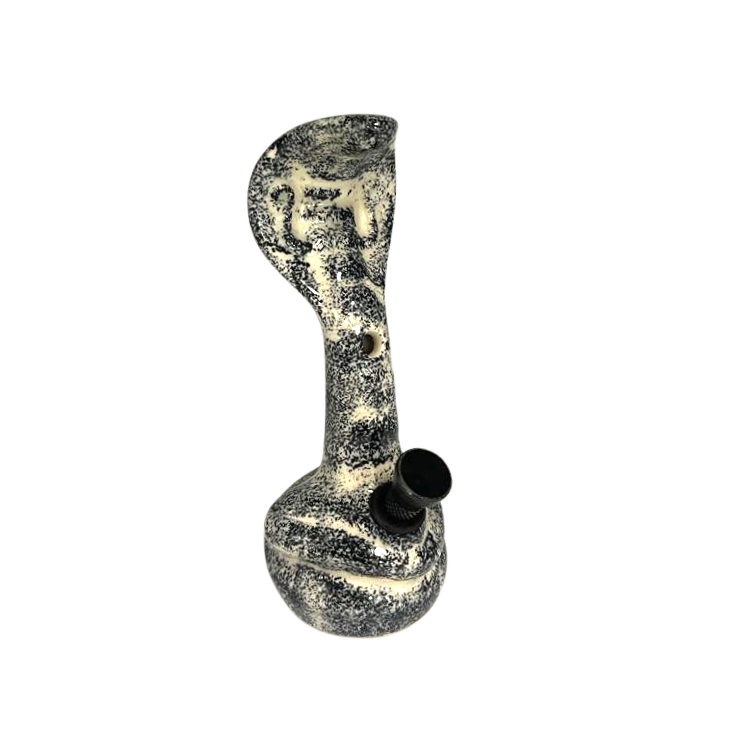 Ceramic Oil Pourer Marble Cobra Design (16CM)