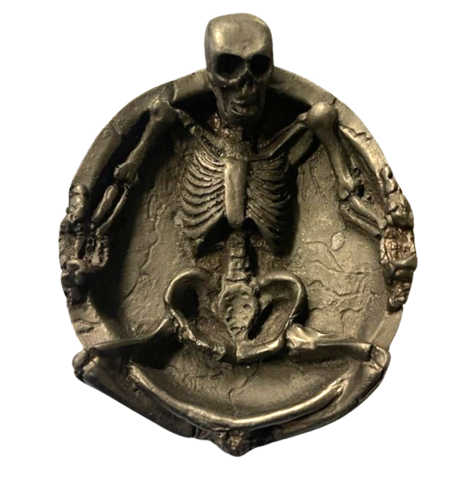 Ashtray Relaxing Skeleton Design