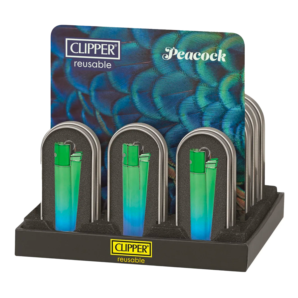 Clipper Metal Peacock 12pk