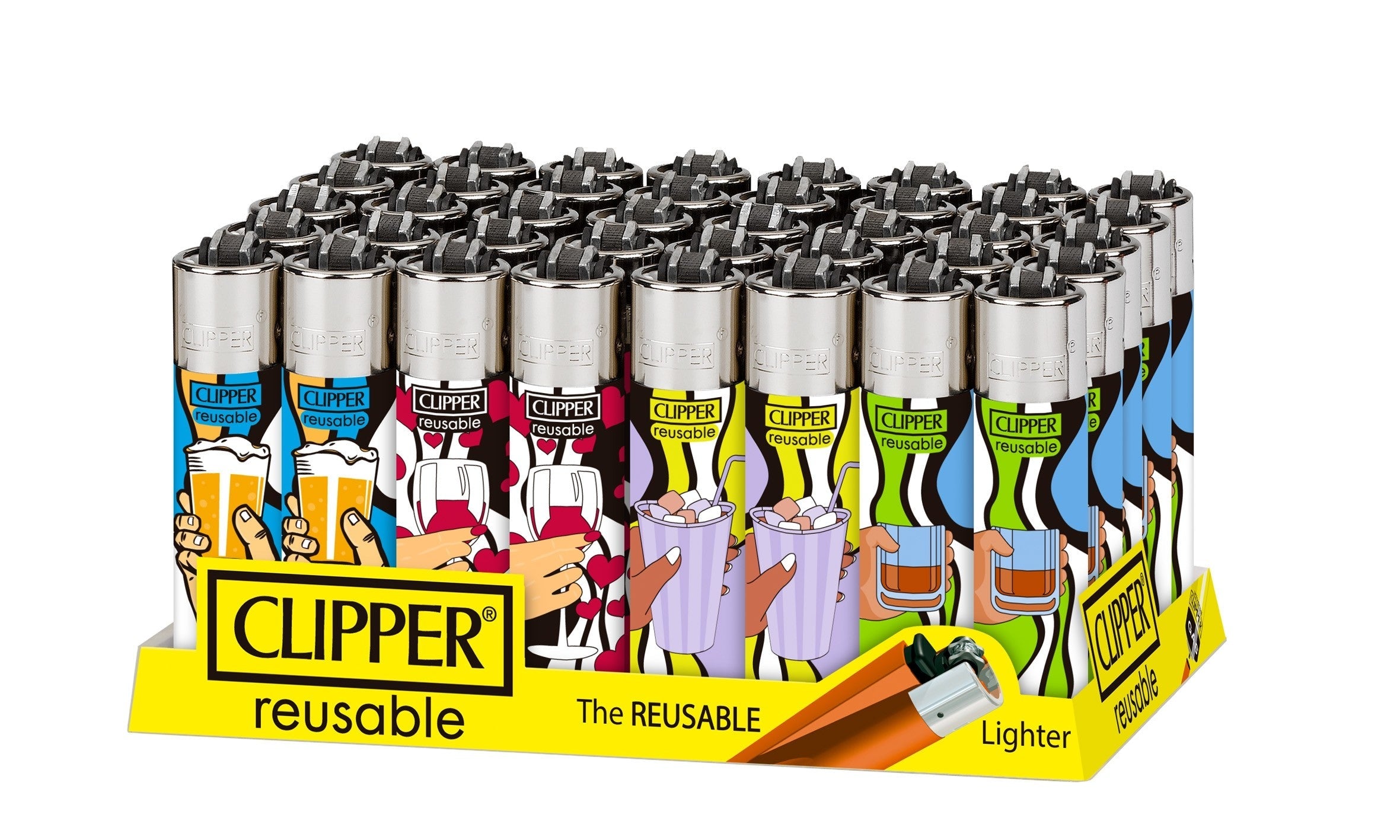 Clipper Lighters Choose Your Team 48pk