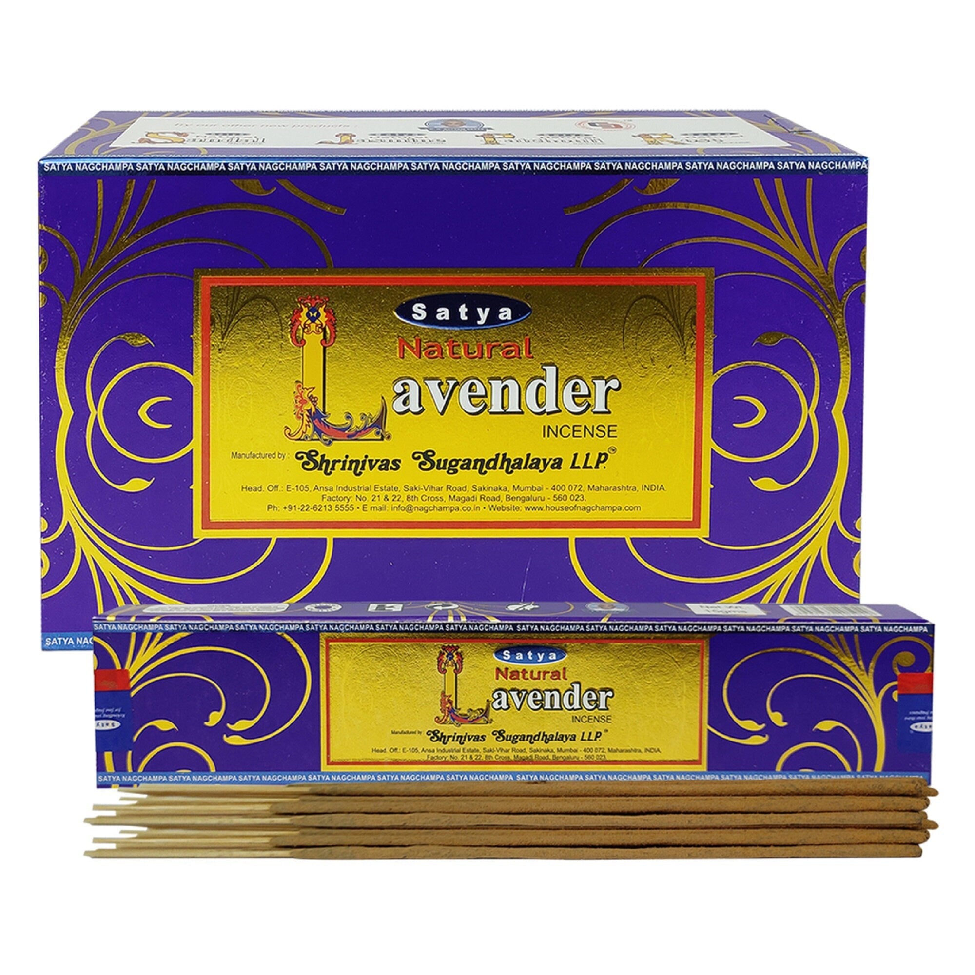 Satya Natural Lavender Incense