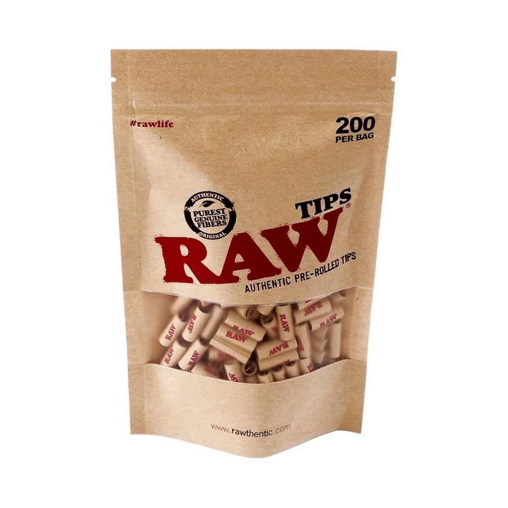 RAW 200 x Pre-Rolled Tips