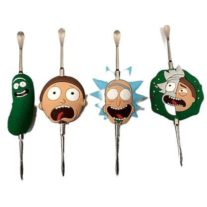 Rick and Morty Style Cartoon Metal Dabber 12cm