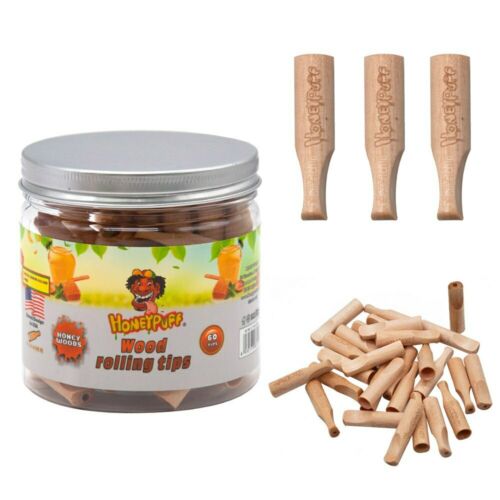 HONEYPUFF HONEY FLAVORED WOOD FILTER TIPS 40MM 60PCS