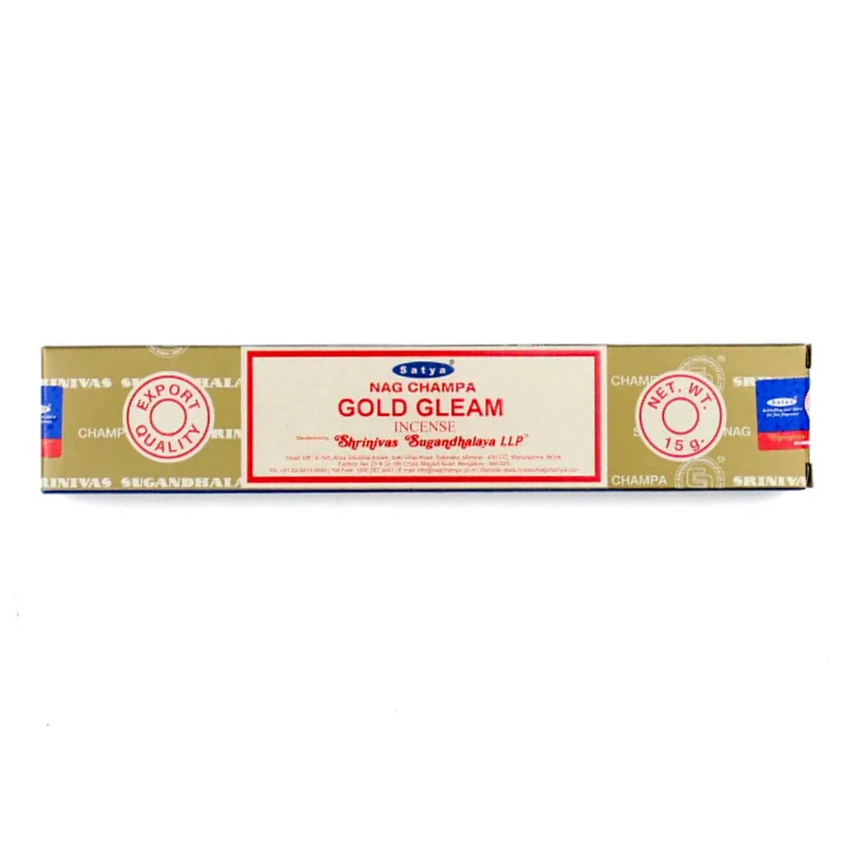 Satya Gold Gleam Incense