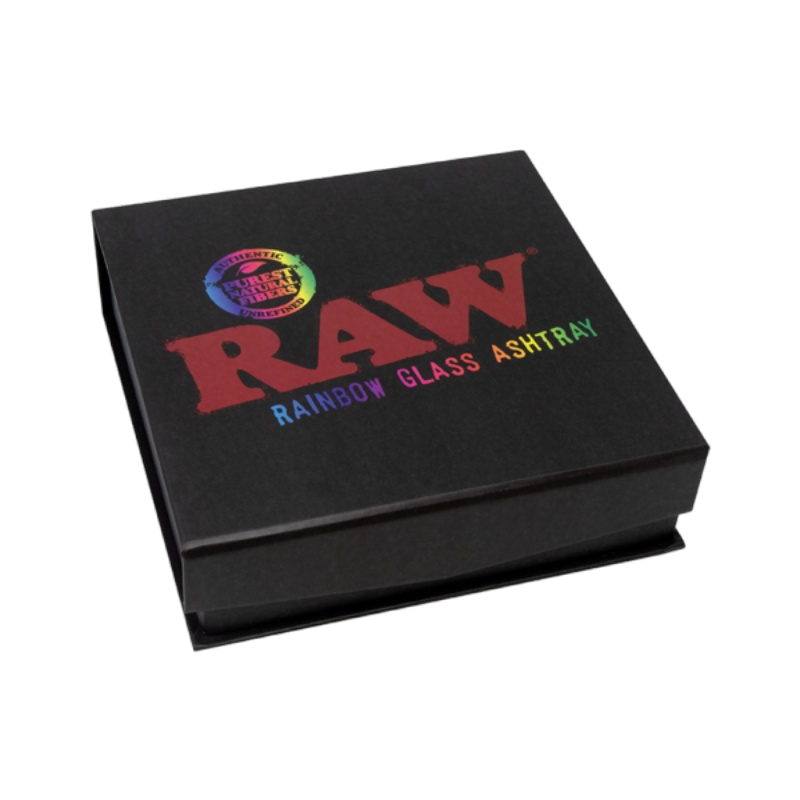 RAW Rainbow Glass Ashtray